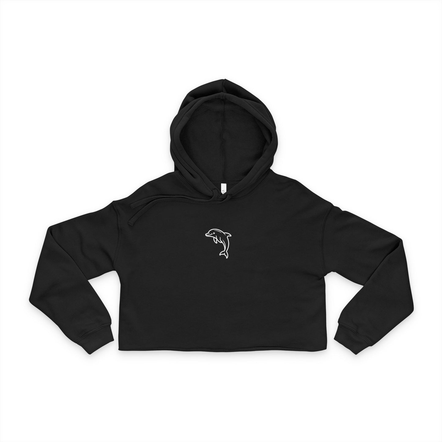Yuppie Life™ Dolphin Cropped Hoodie
