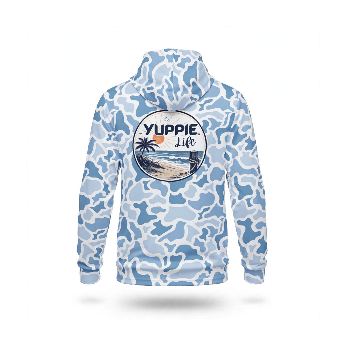Yuppie Life™ Blue Duck Camo Hoodie