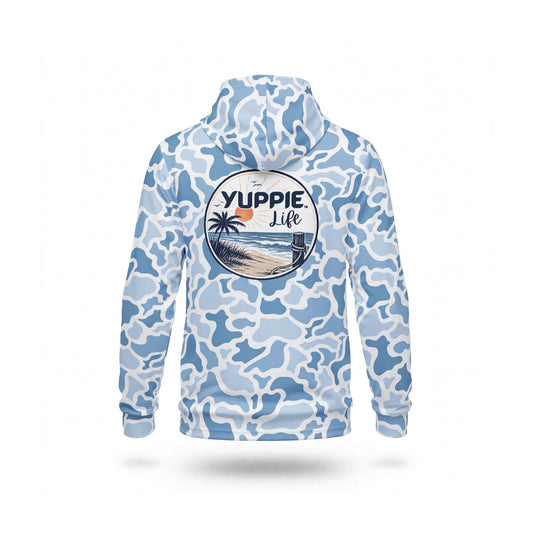 Yuppie Life™ Blue Duck Camo Hoodie