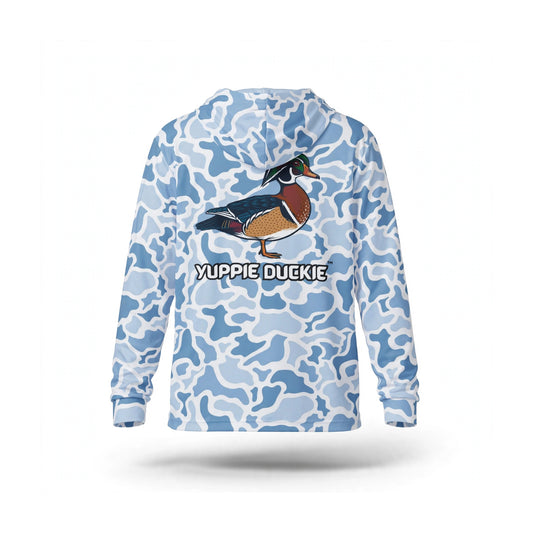 Yuppie Duckie™ Blue Duck Camo Hoodie