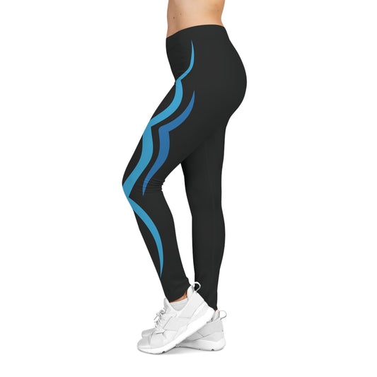 Yuppie Life™ Blue Wave Leggings